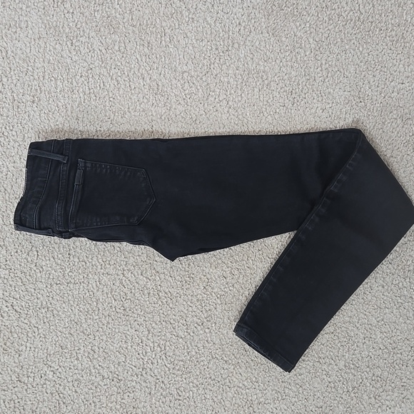 Joe's Jeans Flawless The Icon Skinny Mid-Rise Black Jeans - Picture 1 of 14